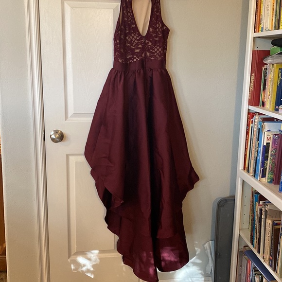 Honey and Rosie Burgundy Formal Dress, Size 5 in Juniors - Picture 2 of 2